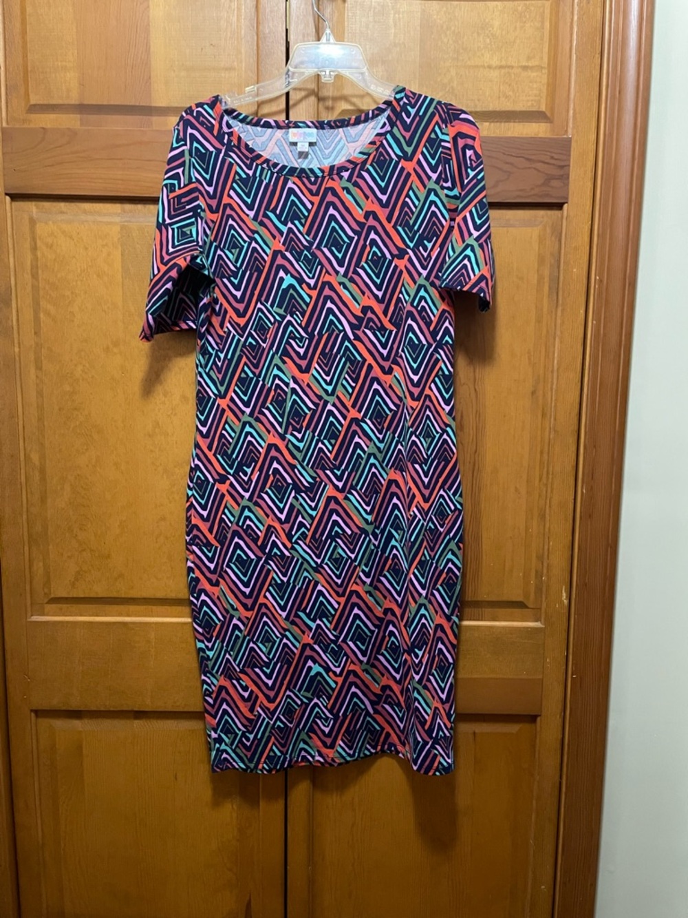 Lularoe Geometric Dress Multi-Color
